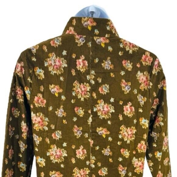 Tuckernuck | NEW Hazel Bouquet Corduroy Clifton V-neckline Mini Dress Size L - Picture 9 of 12